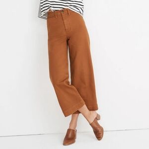 Madewell Emmett Wide-Leg Crop Pants